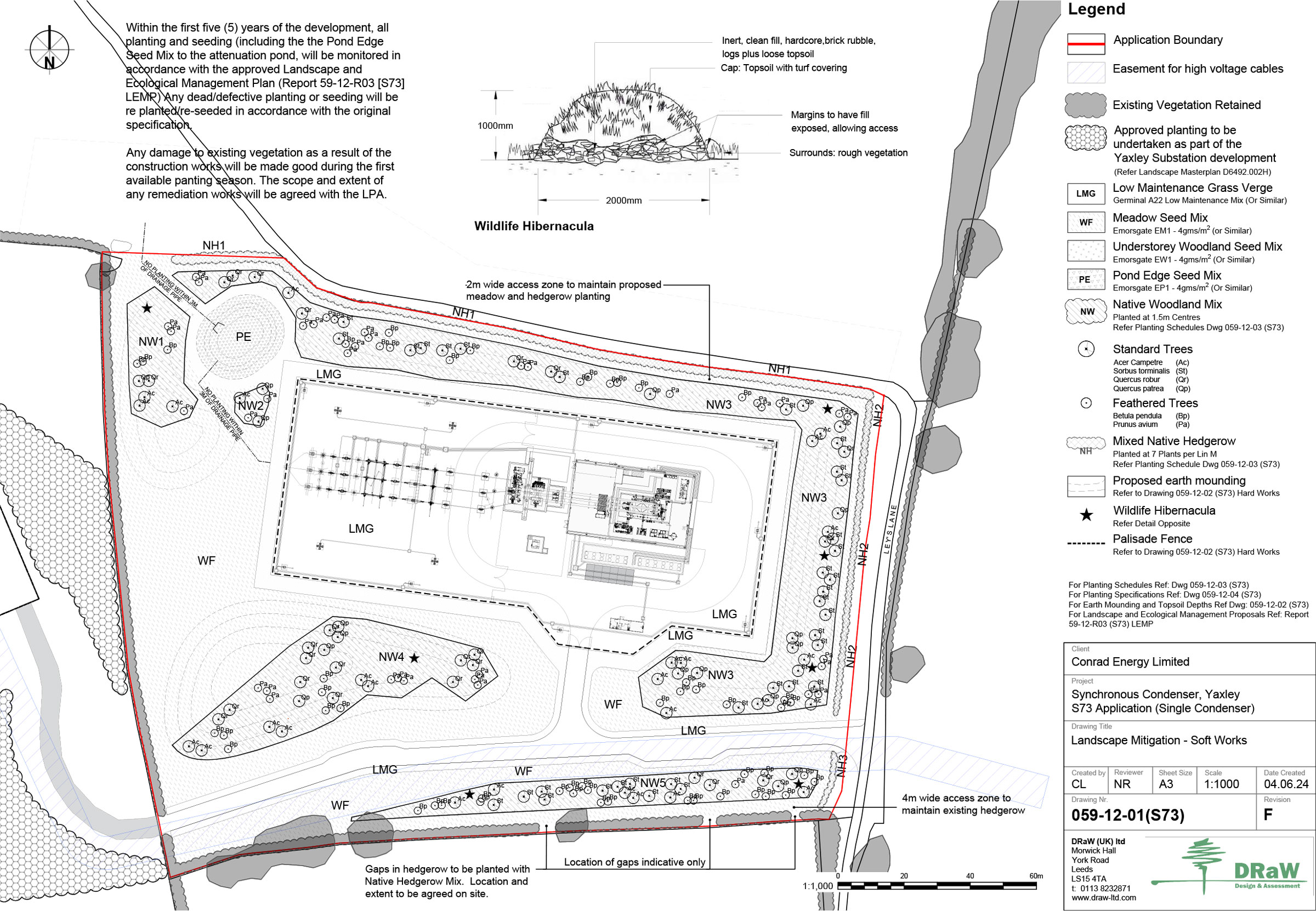 Eye Grid Stability Facility landscape plan Eye Grid Stability Facility landscape plan