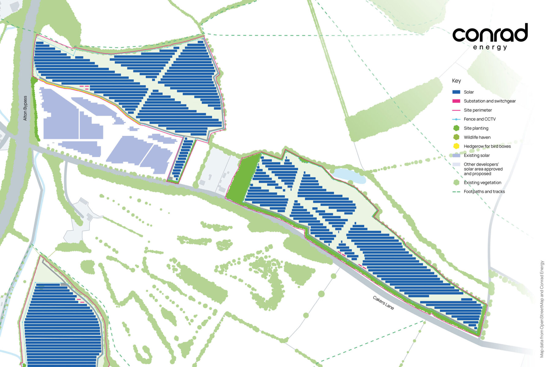 Chilberry Solar Farm proposed plan - north