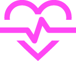 Healthcare-cashback-scheme-icon_cardiology_24dp_FF47F4_FILL0_wght300_GRAD0_opsz24